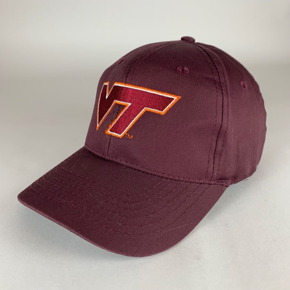 Virginia Tech Hokies NCAA Vintage Maroon Cobra Snapback Hat